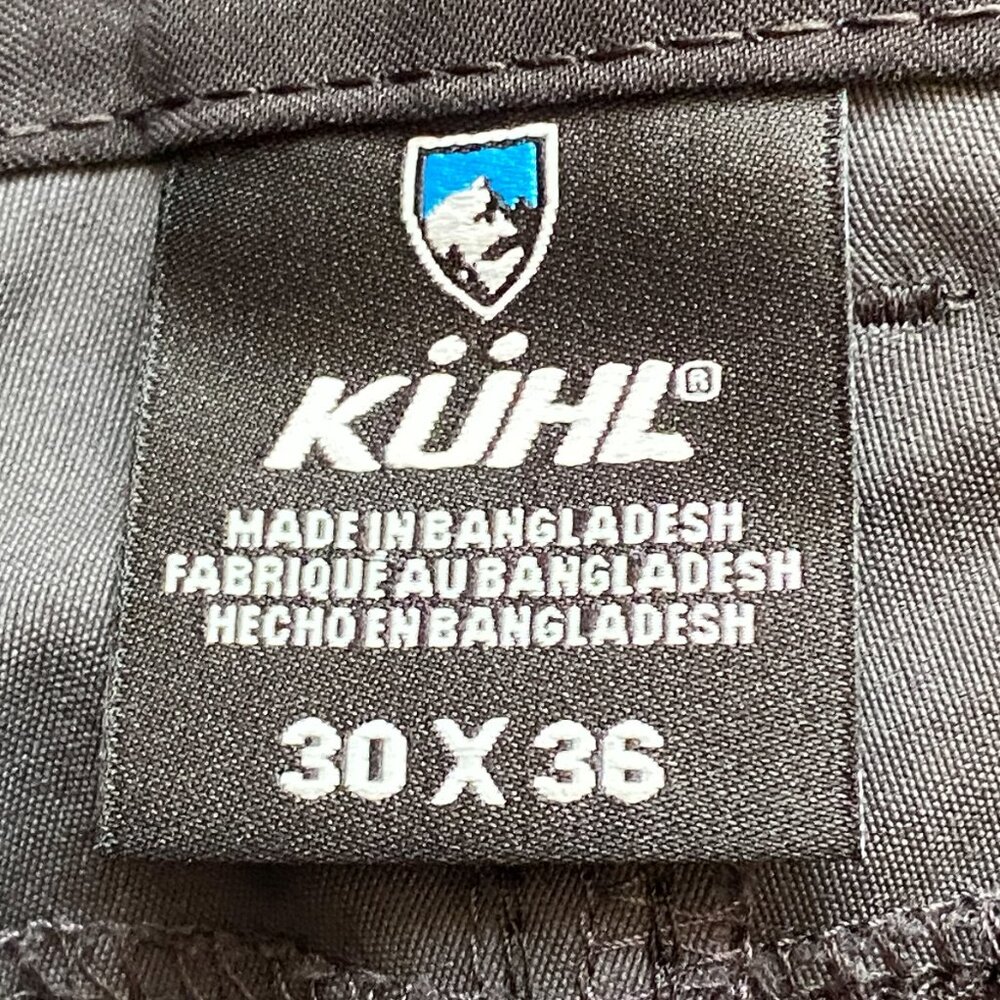 KUHL Renegade Pant 30x36 Klassik Fit Softshell Quick Dry Stretch Koal Gray NWT - Picture 10 of 12